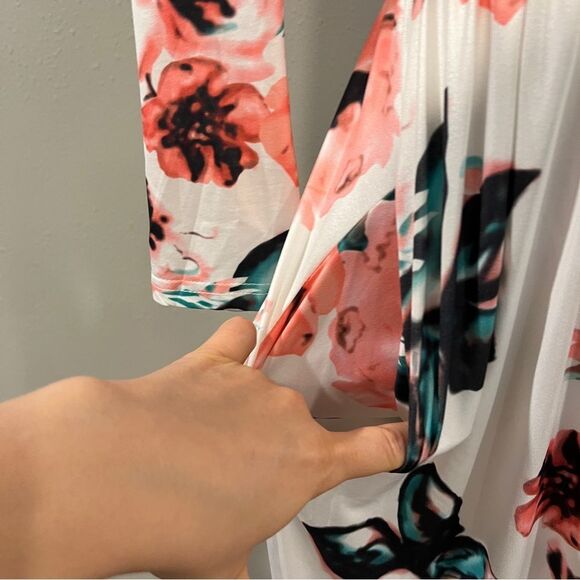 Off brand floral long sleeve maxi dress size medium - Picture 5 of 15